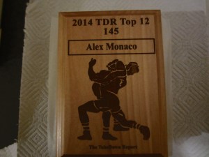 2A 145 Lbs. 2nd in State, Reg. Champ. Alex Monaco of First Flight. Top 145 in East. N.C.