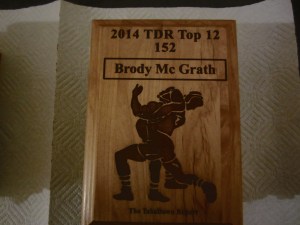 2A 152 Lbs. 2nd in State, Top Eastern N.C. at 152 - Brody McGrath of Croatan H.S.