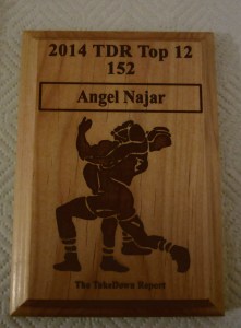 2A 152 Lbs. 3rd Place Angel Najar of North Pitt H.S.