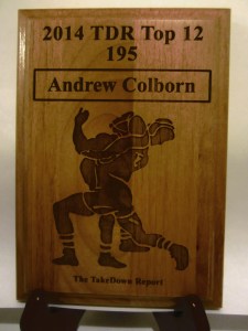 2A 195 Lbs. 3rd in State, Region. Champ. - Andrew Colborn of Croatan H.S.