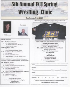 ECU clinic flyer 2016